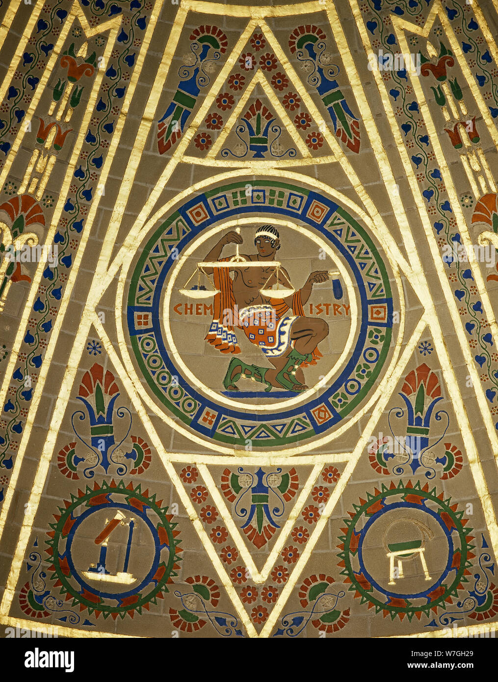 Künstlerische Detail an der Nationalen Akademie der Wissenschaften, Washington, D.C Stockfoto