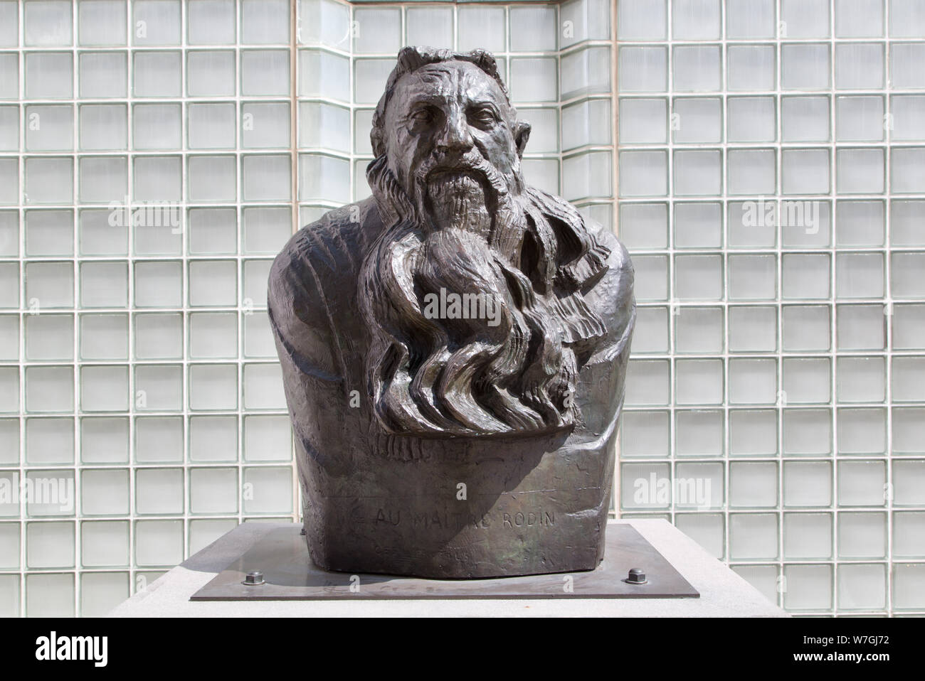 Auguste Rodin Skulptur im Los Angeles County Museum für Kunst in Kalifornien Stockfoto