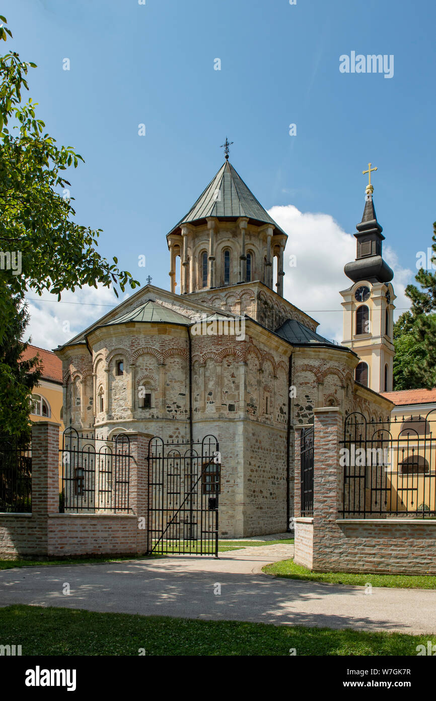 Kirche in Kloster bei Novo Hopovo, Serbien Stockfoto