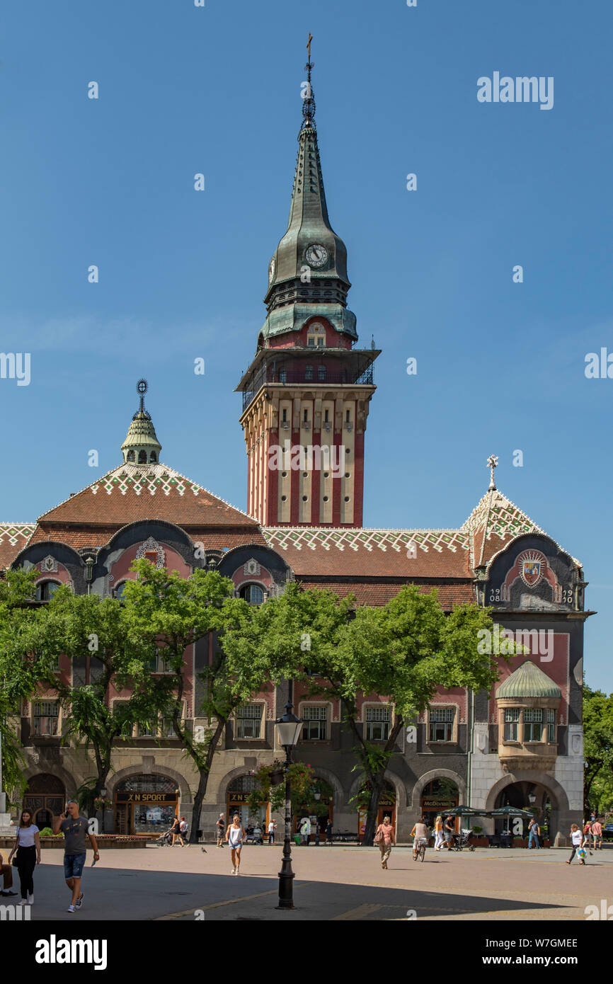 Rathaus, Subotica, Serbien Stockfoto
