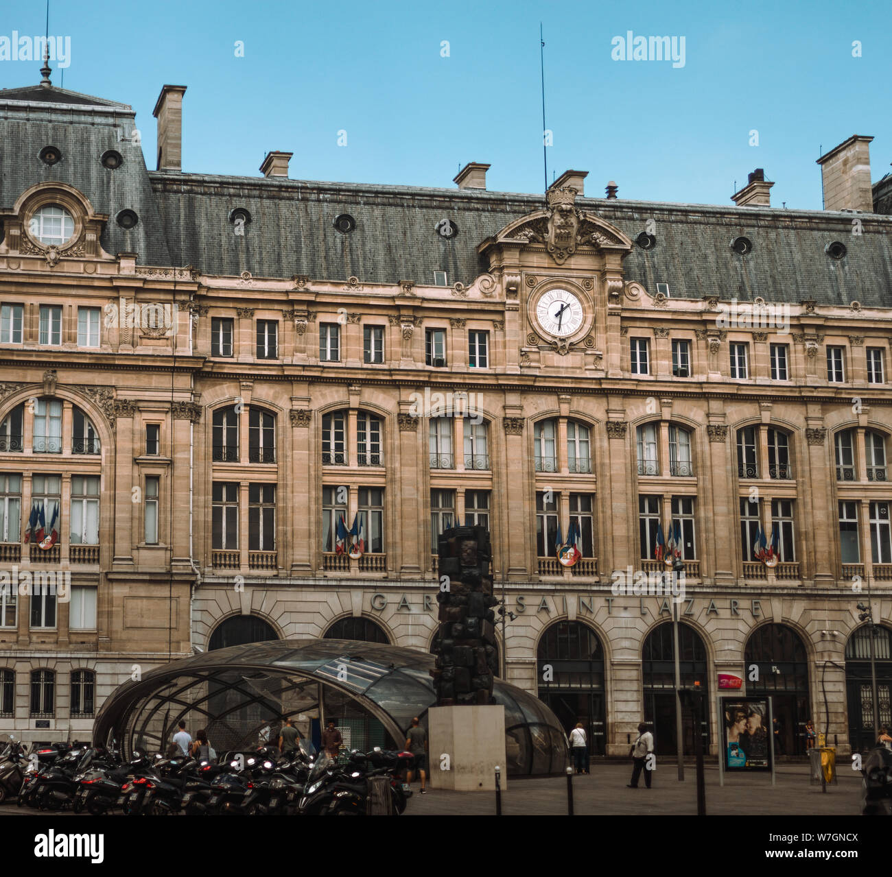 Bahnhof Gare Saint Lazare, Paris, Frankreich Stockfoto