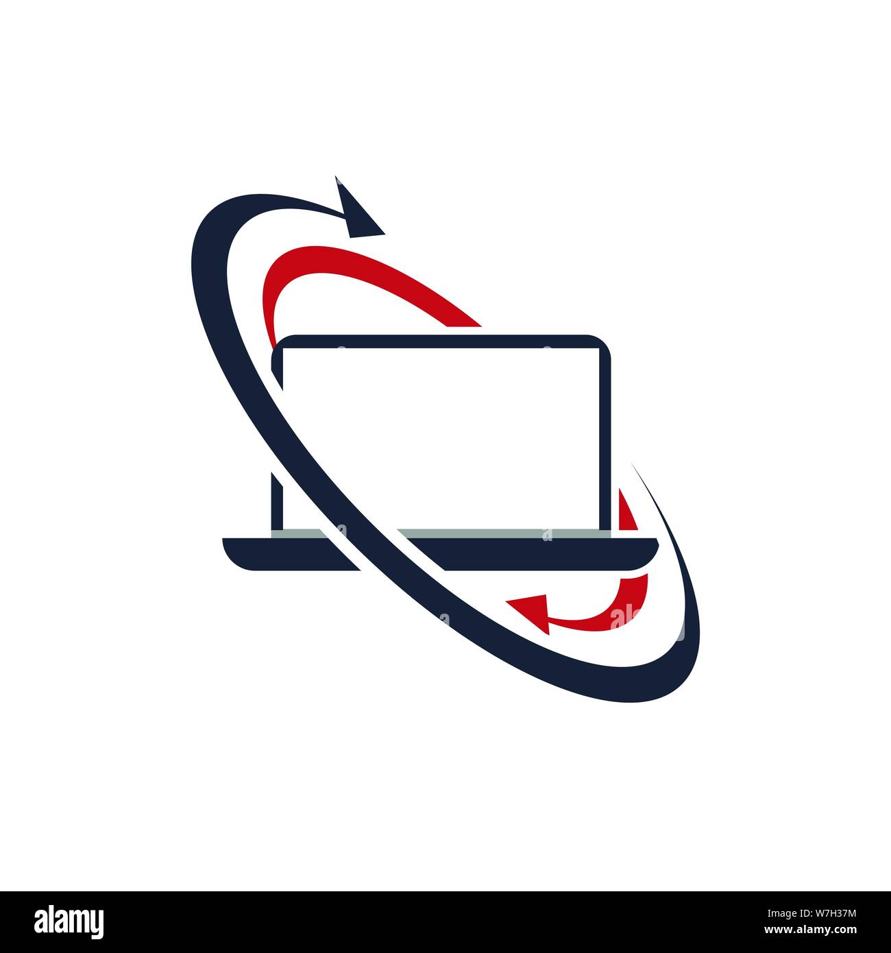 Computer Einzelhandel und Reparatur shop Logo kommerzielle Logo Design  vector Template Stock-Vektorgrafik - Alamy
