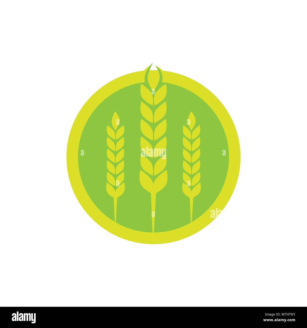 Weizen Agrar- und Landwirtschaft vektor Logo Design template Abbildung Stock Vektor