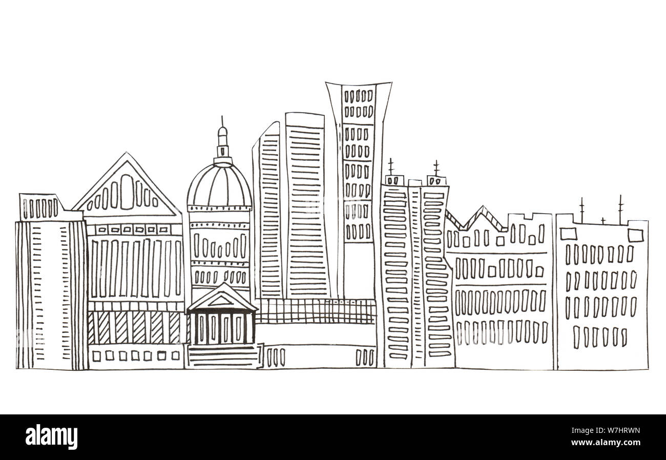 Schwarz Weiß Bilder Städte: Entdecke die Magie des Zeichnens!