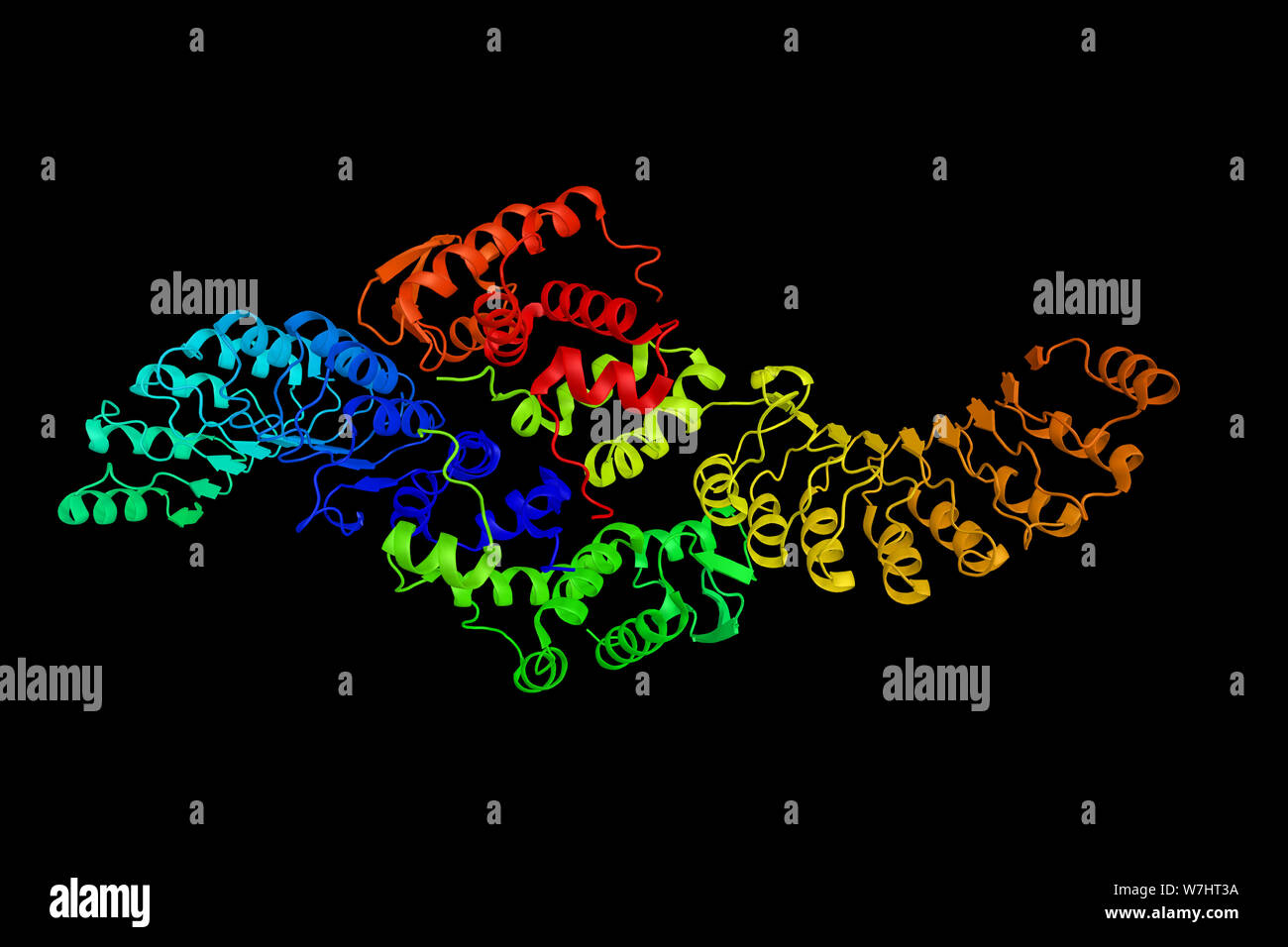 Skp 1-Skp 2 Komplexe, einer der F-box Proteine, die mit zelluläre Funktionen wie Signaltransduktion und Verordnung der cel assoziiert. Stockfoto
