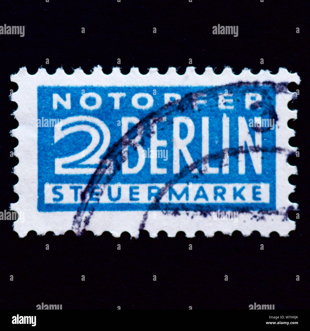 Deutschland Briefmarke - Notopfer Berlin Stockfoto