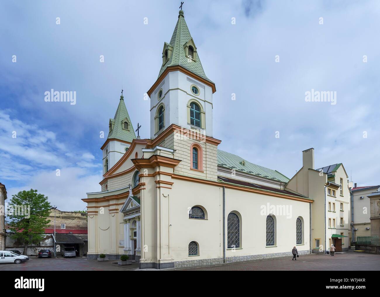 Kirche St. Ursula, Lviv, Ukraine Stockfoto