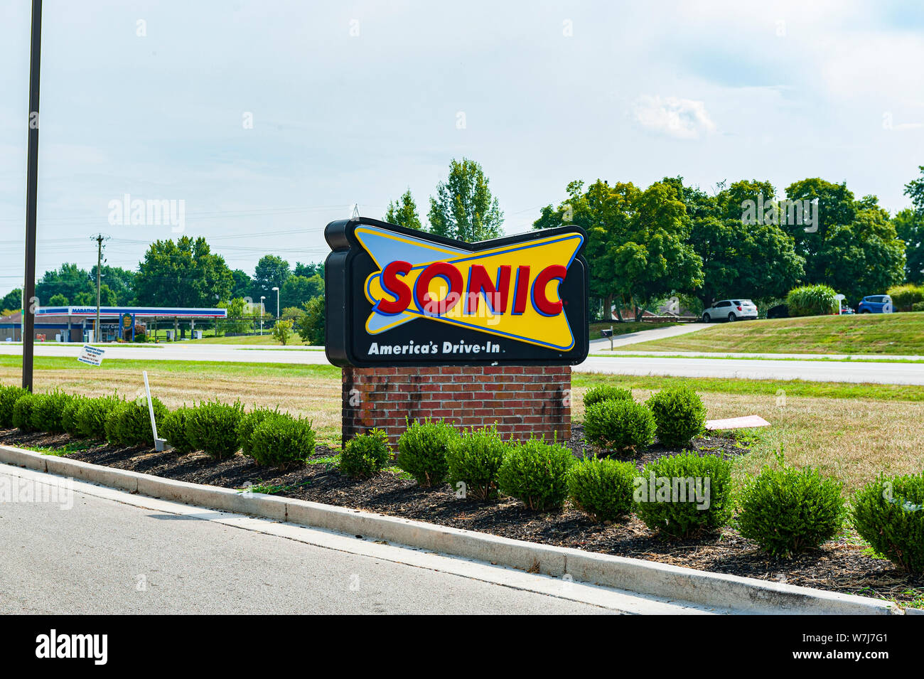 Sonic Drive in Restaurant Stockfoto