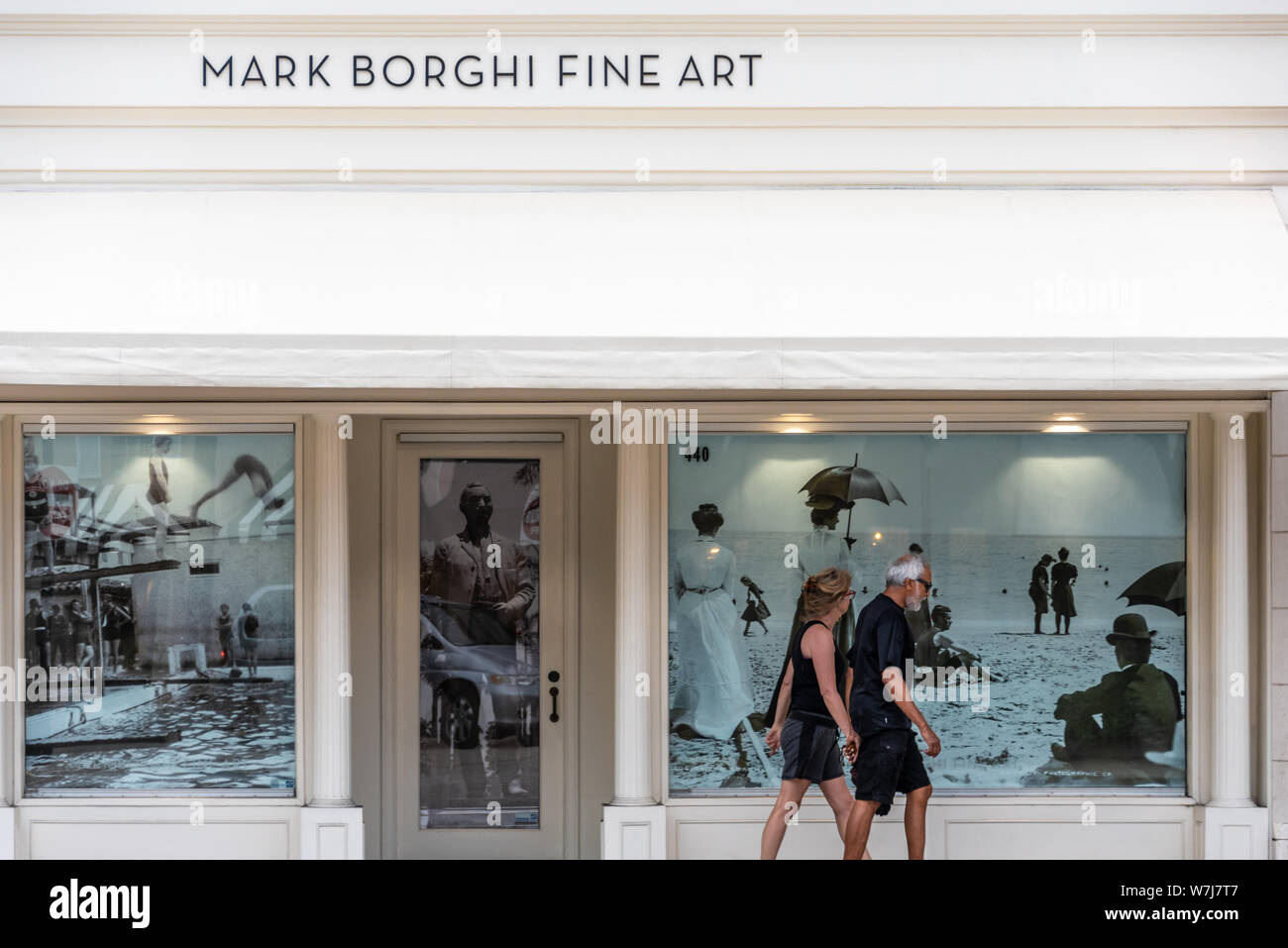 Markieren Borghi Fine Art Gallery auf der Worth Avenue in Palm Beach, Florida. (USA) Stockfoto