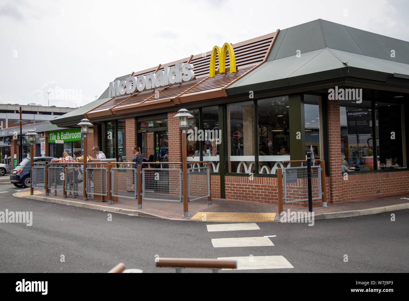 Wythenshawe McDonalds Drive Thru Stockfoto