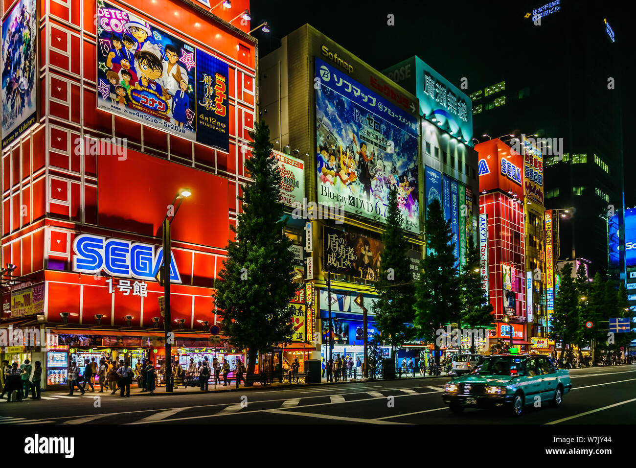 Tokyo, Japan - 11. Mai 2019: Akihabara ist ein pulsierender shopping Drehscheibe für Ihre Elektronik Einzelhändler und das Zentrum der Japan otaku Kultur bekannt, und viele Stockfoto