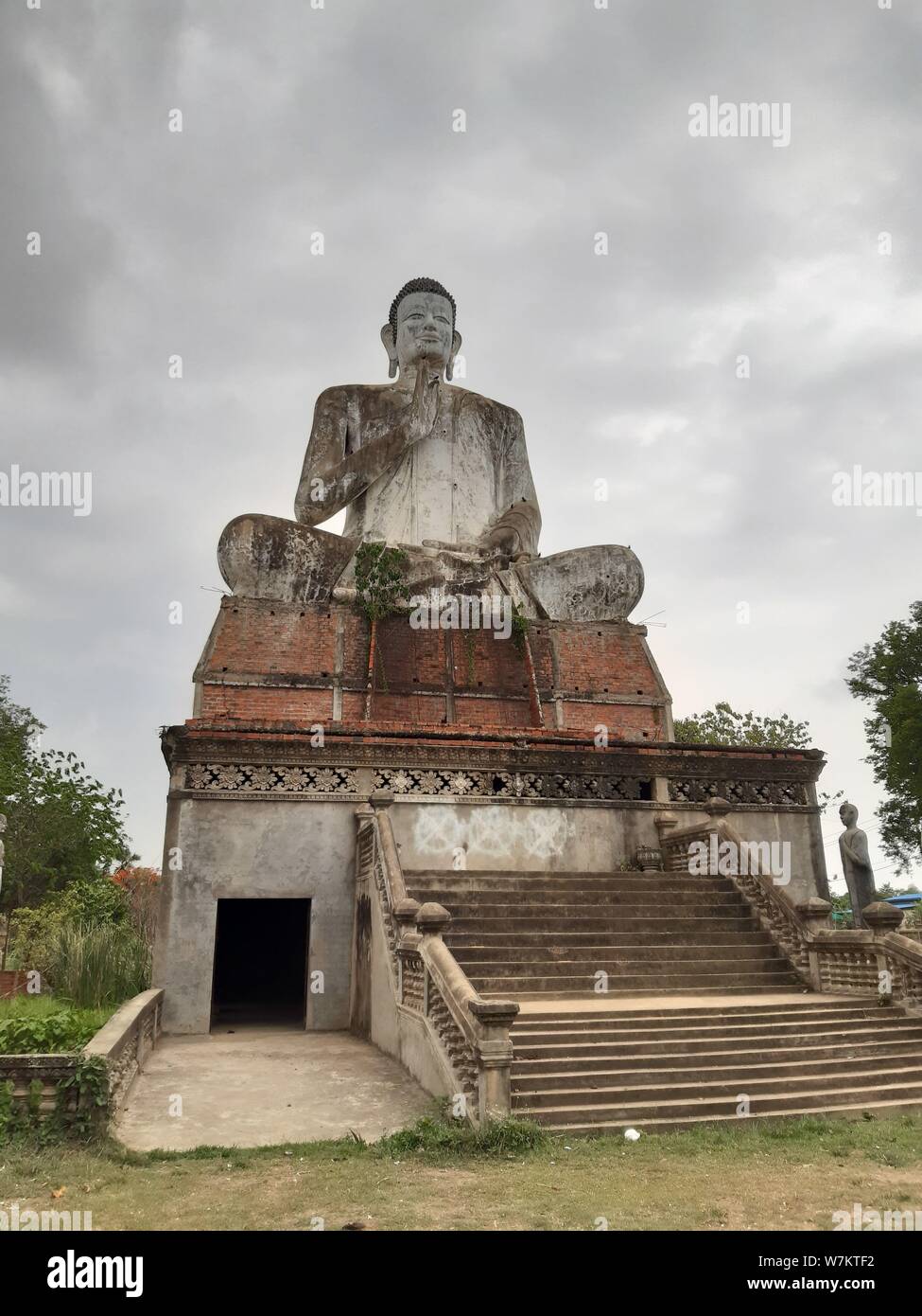 Wat Ek Phnom in Battambang, Kambodscha eine längst vergangene angkorianische Tempel Stockfoto