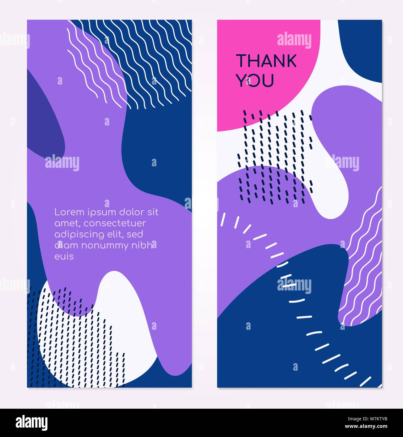 Farbige Vorlagen - moderne Abstrakte vertikale Banner Stock Vektor