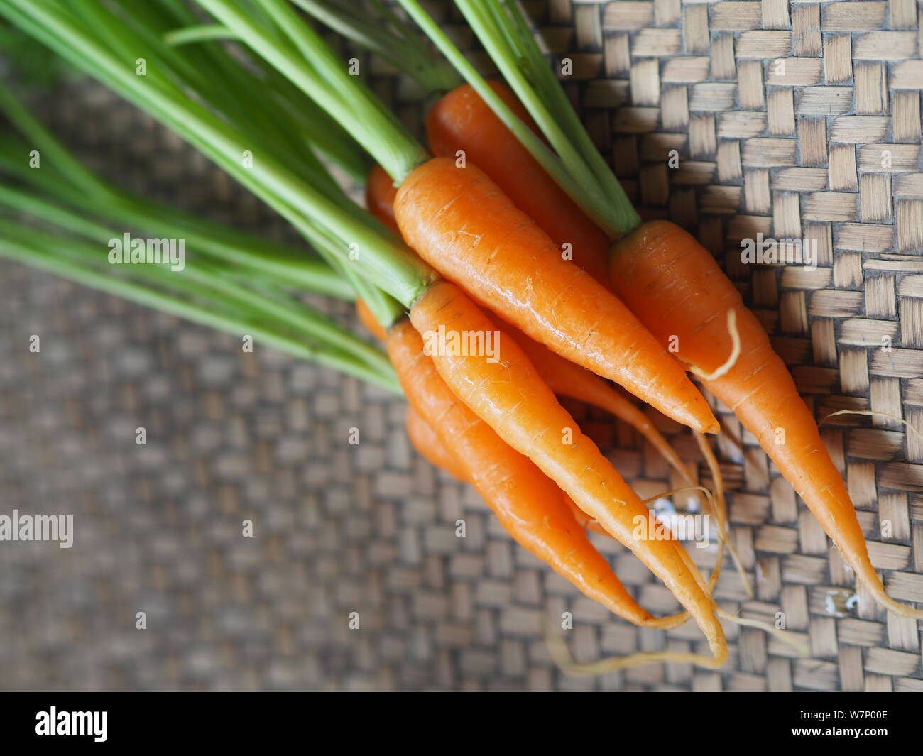 Baby Karotten Stockfoto