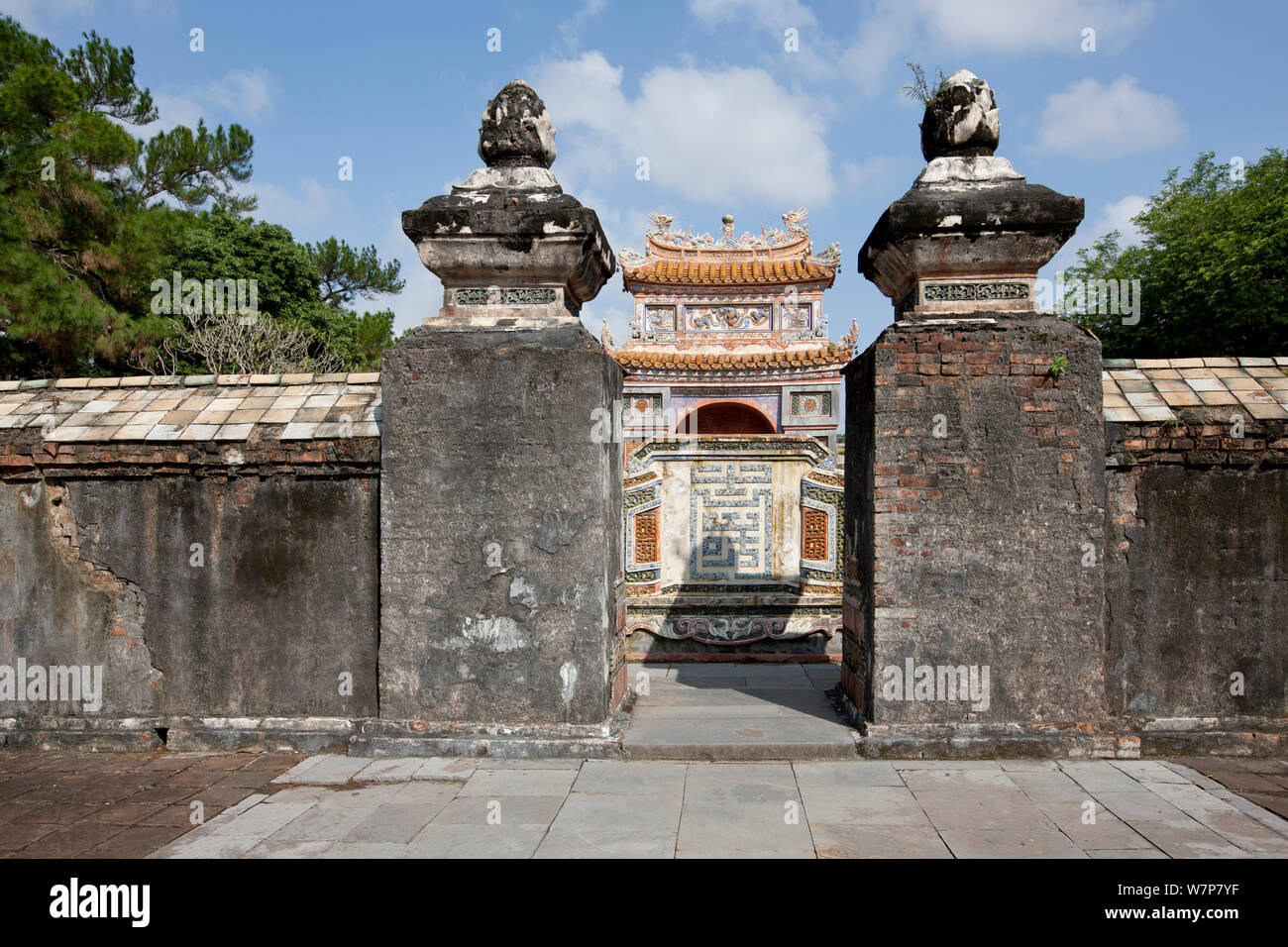 Tu Duc königliche Grab, Hue, Vietnam Stockfoto