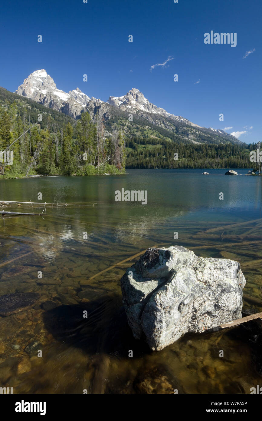 Taggart See im Grand Teton National Park. Wyoming, USA, Juli 2011 Stockfoto