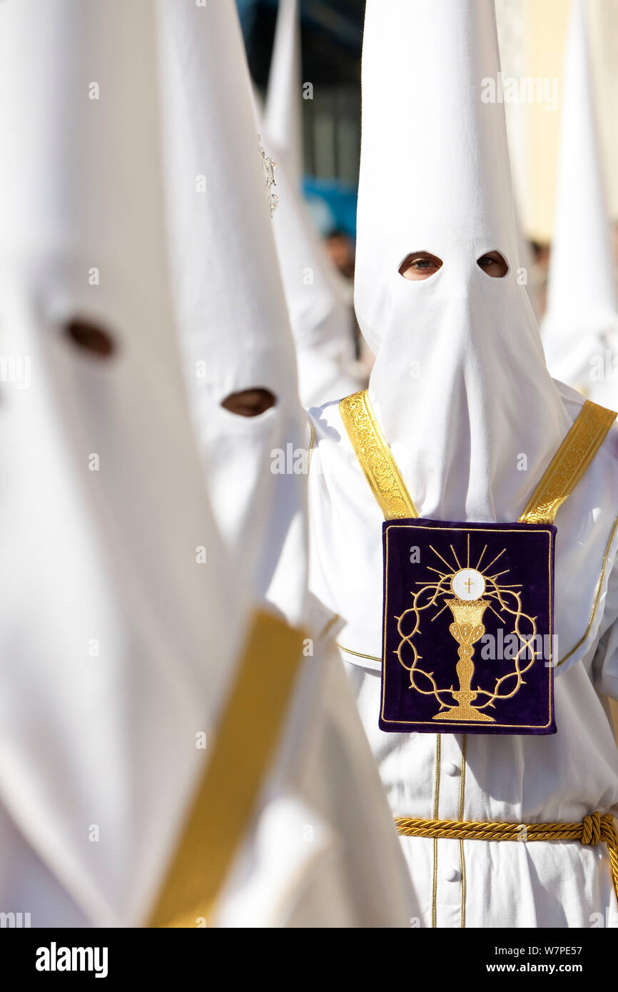 Semana Santa, der Karwoche, Feiern, Málaga, Andalusien, Spanien, März 2010 Stockfoto