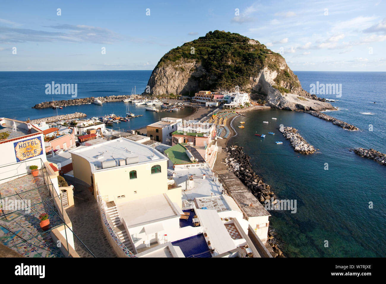 Promontorio di Sant'Angelo, Insel Ischia, Italien, Tyrrhenische Meer, Mittelmeer Stockfoto