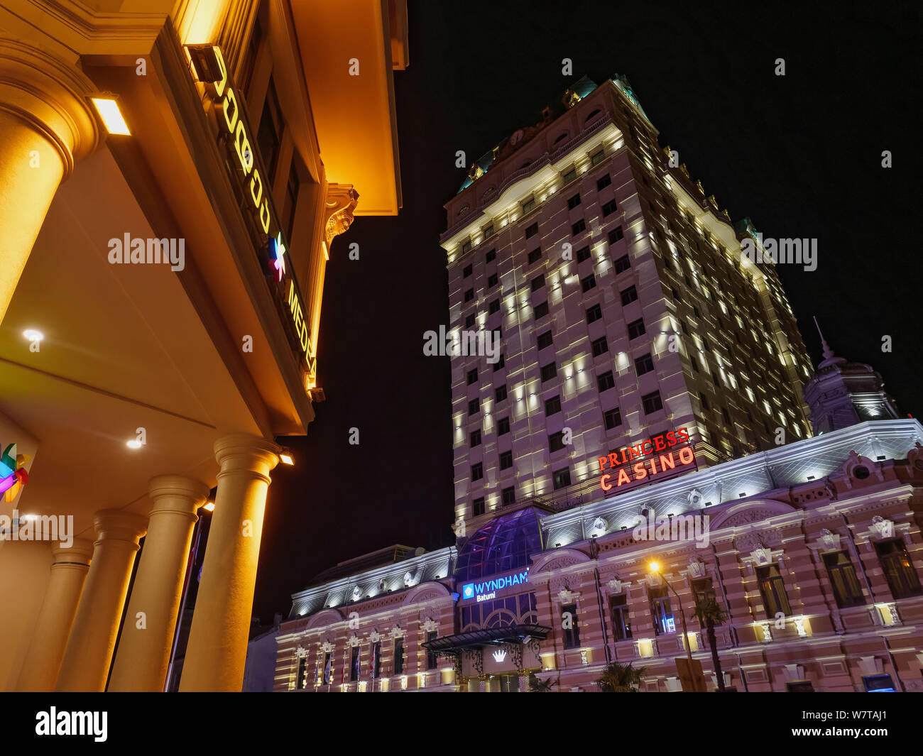 Casino in Batumi, Adscharien, Georgien, Europa Stockfoto