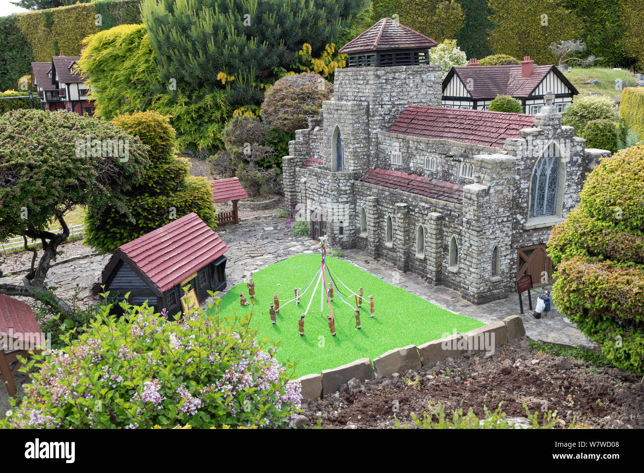 Bekonscot Model Railway Village Stockfoto