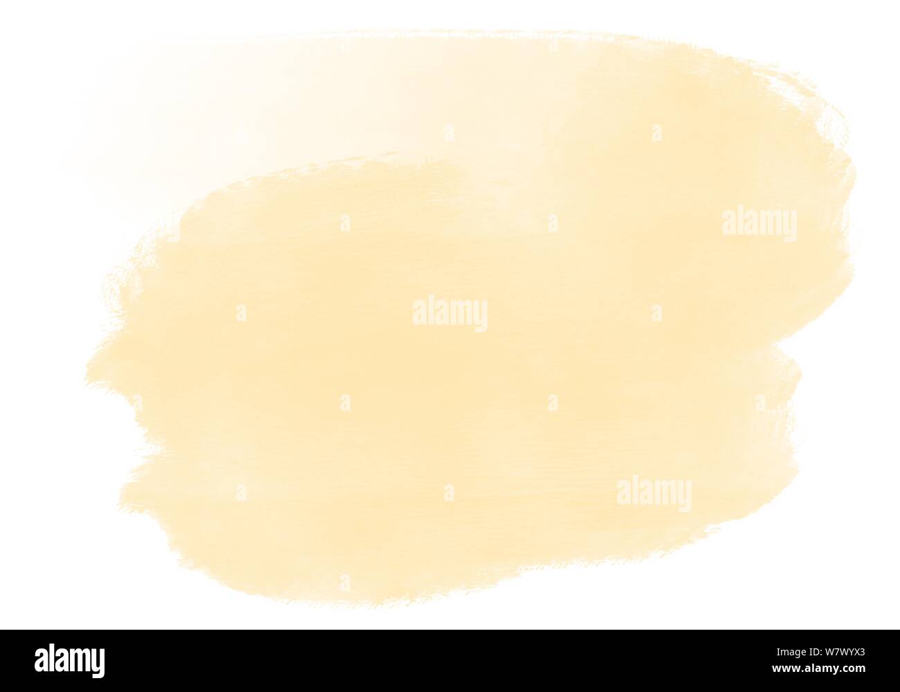 Licht ei gelbe Hand gezeichnet Aquarell nassen Fleck Hintergrund Muster Stockfoto