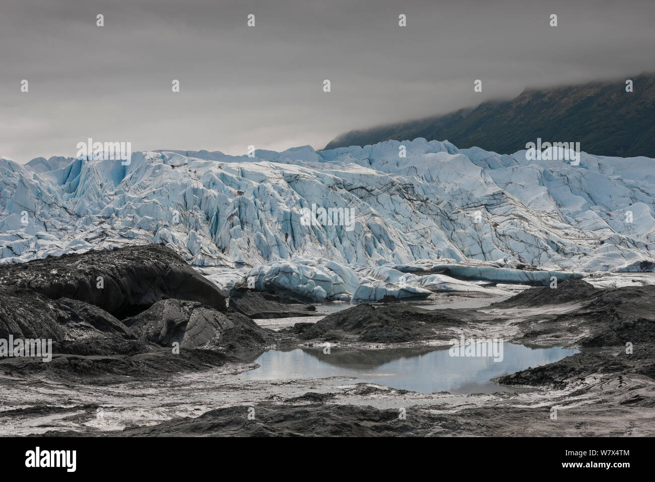Matanuska Gletscher, Alaska, USA. Juni 2013. Stockfoto