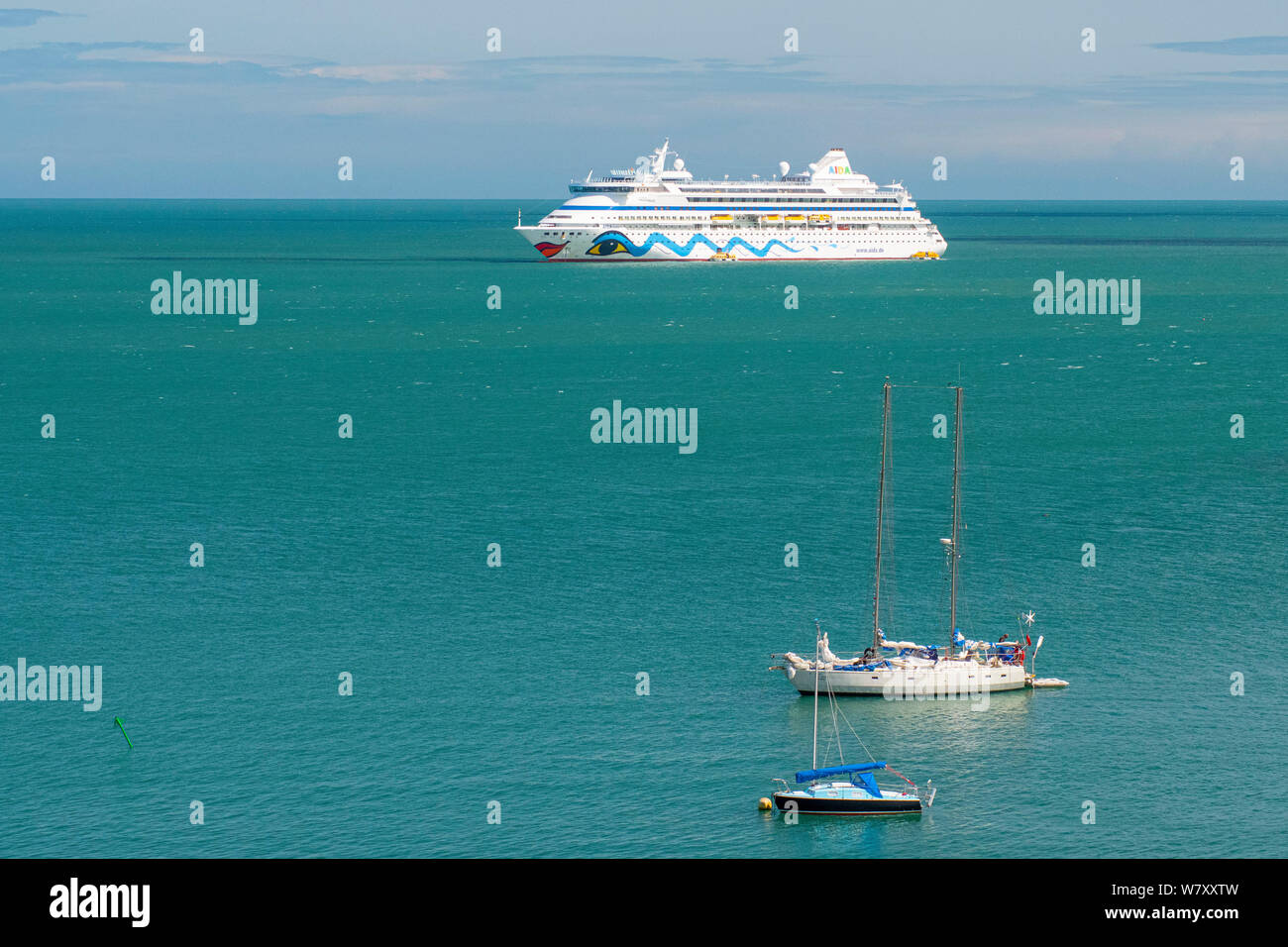 Aida arora Fisch guard bay Pembrokeshire. Stockfoto