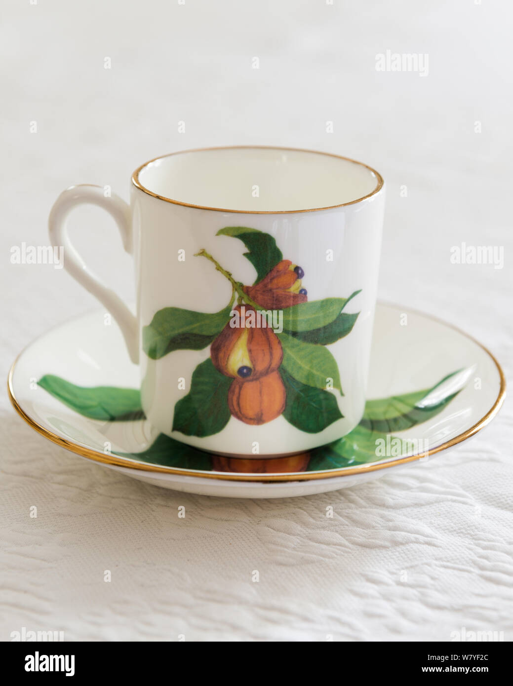 Kaffeetasse aus jamaikanischen Jenny's Mein akki Sammlung Stockfoto