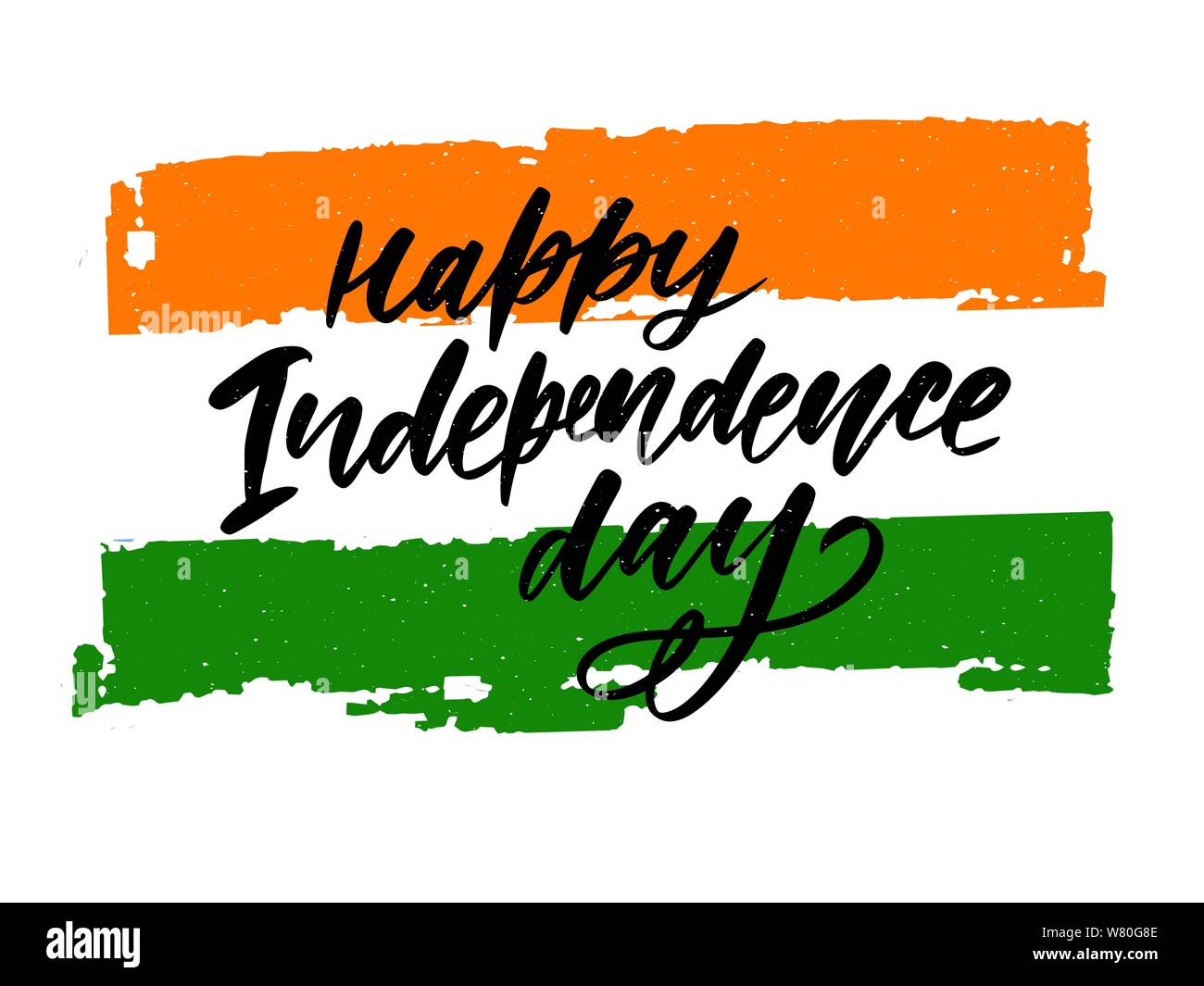 Happy Tag der Unabhängigkeit Indiens, Vector Illustration, Flyer Design für 15. August. Stock Vektor