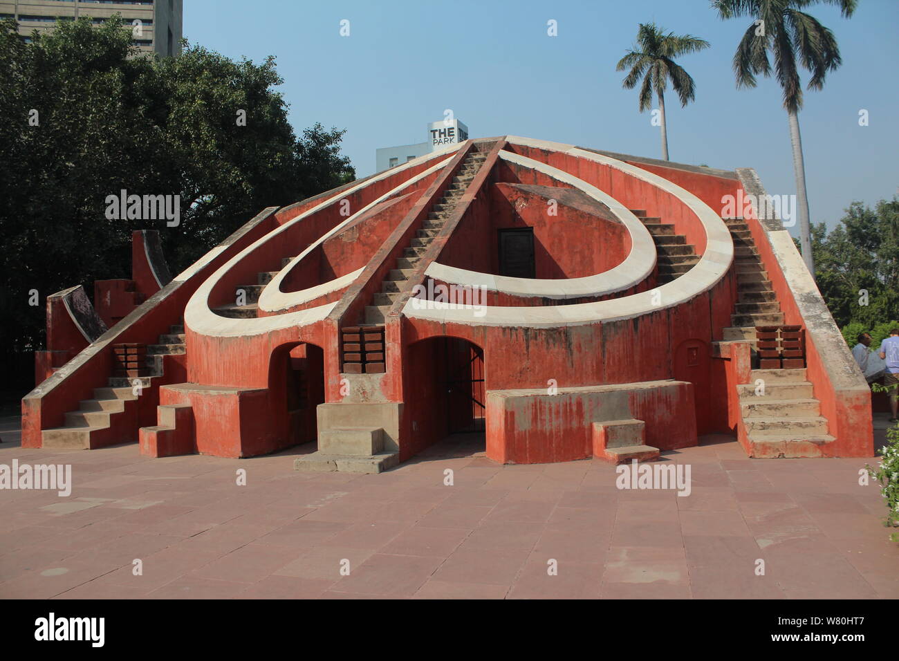 Jantar Mantar: Astronomie, Neu Delhi Stockfoto