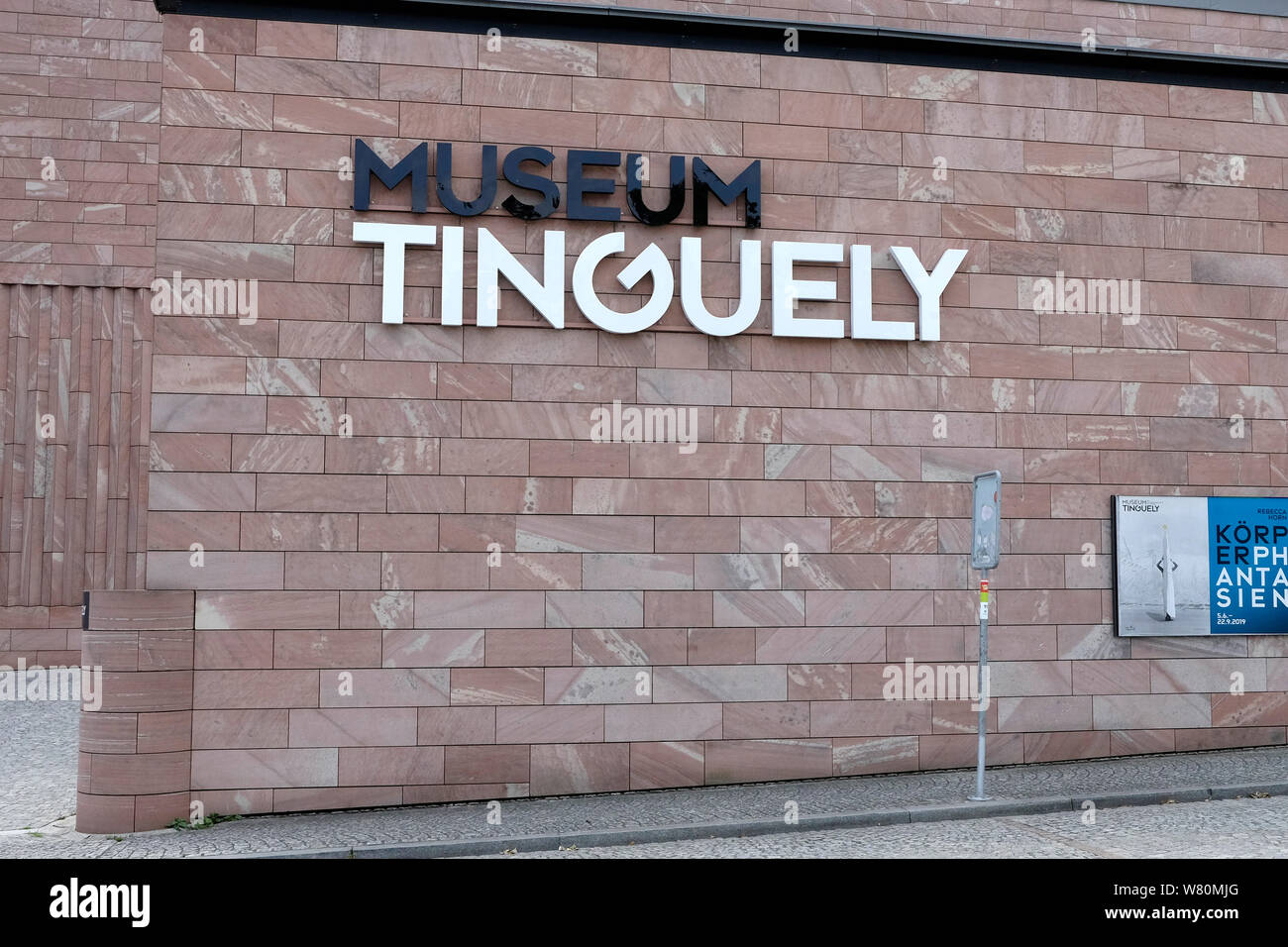 Eine Nahaufnahme des Museum Tinguely, Basel, Schweiz Stockfoto