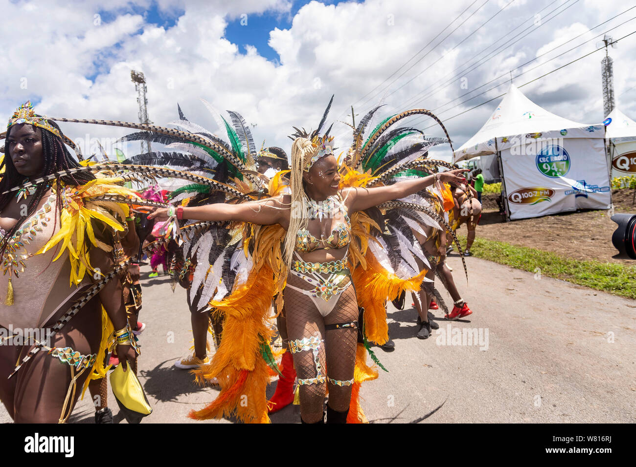 Kadooment Day in Barbados 2019 Stockfoto