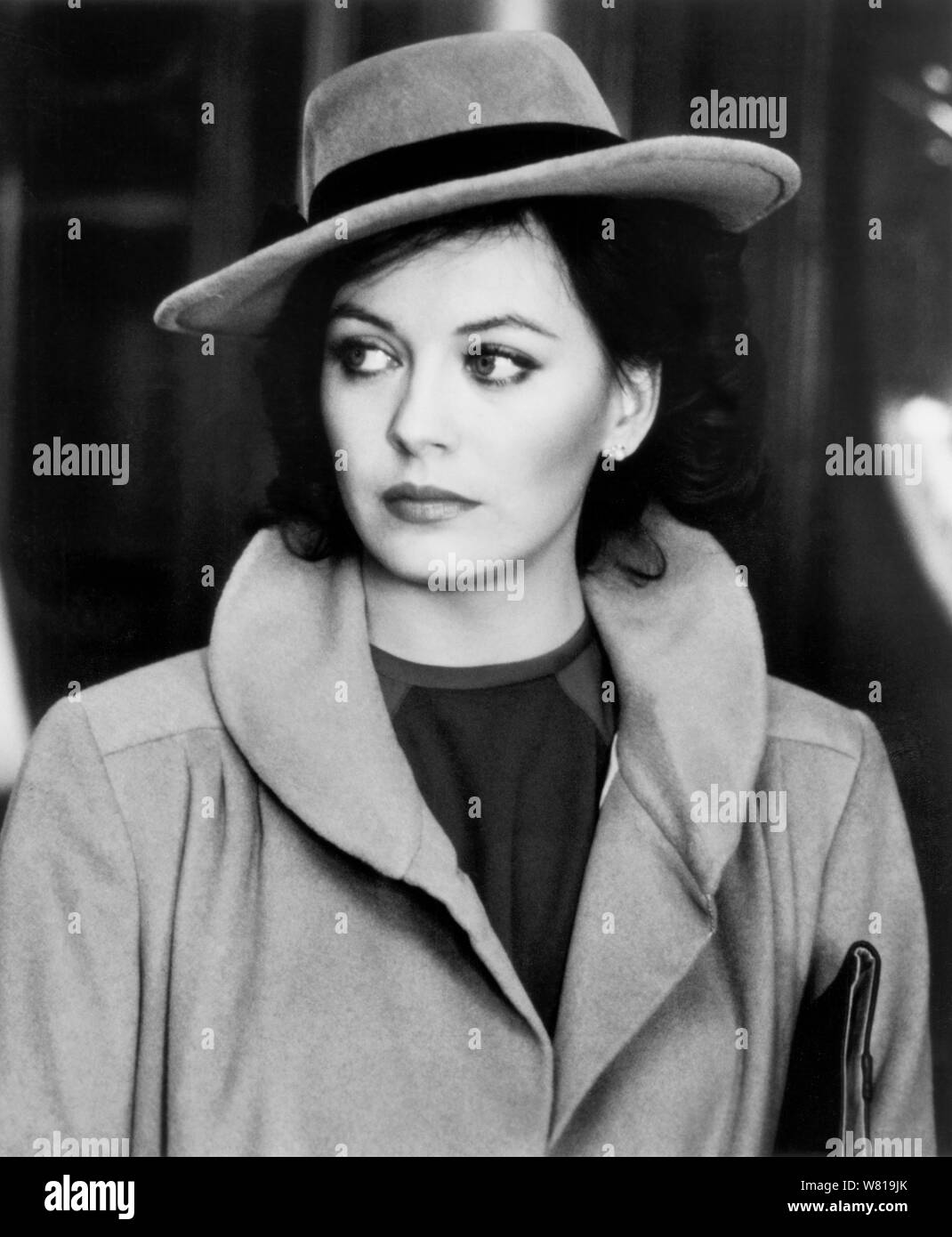 Frau Lesley-Anne Down, Werbung Portrait für den Film, Hannover Straße", Columbia Pictures, 1979 Stockfoto