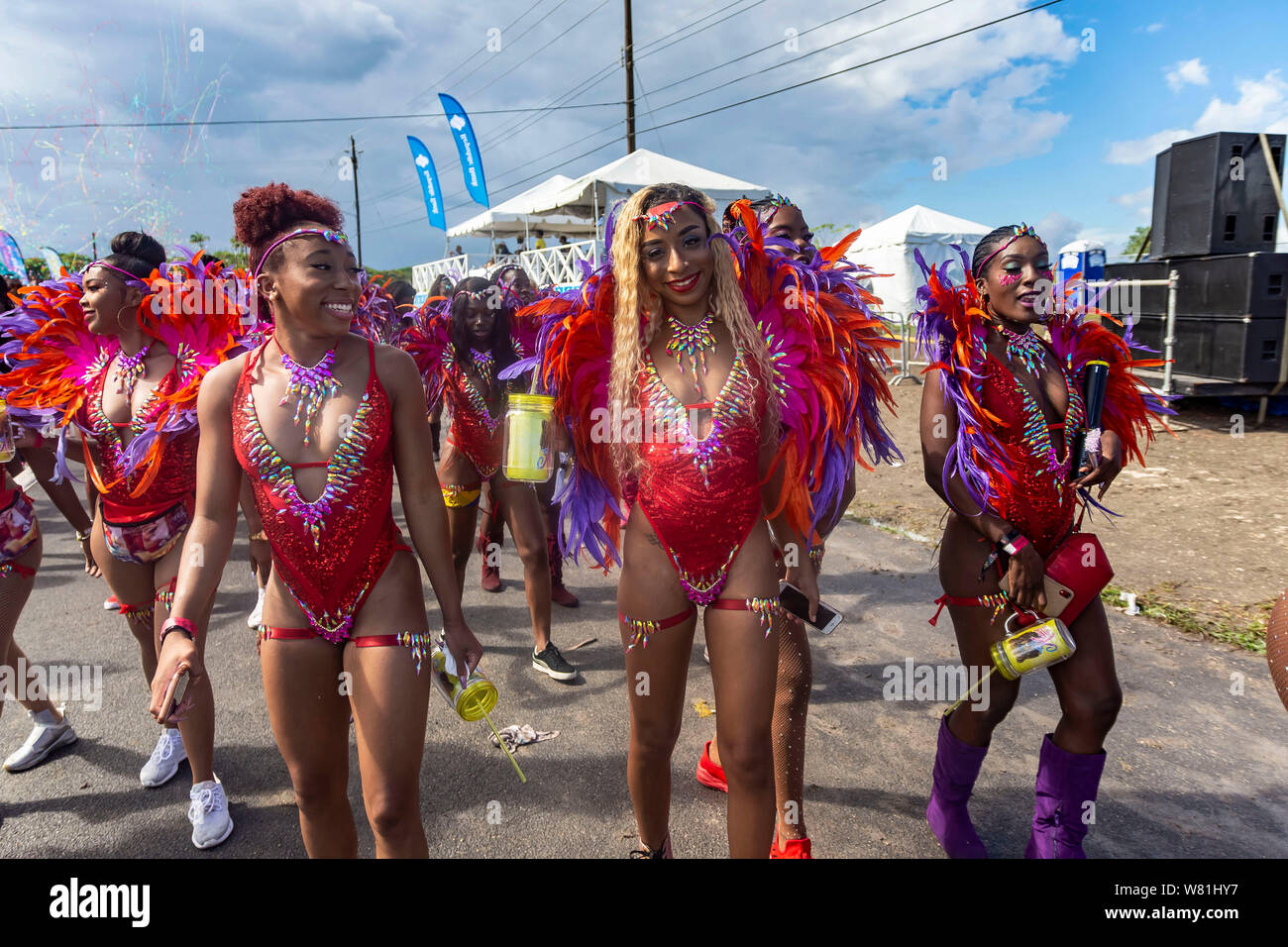 Kadooment Day 2019 in Barbados Stockfoto