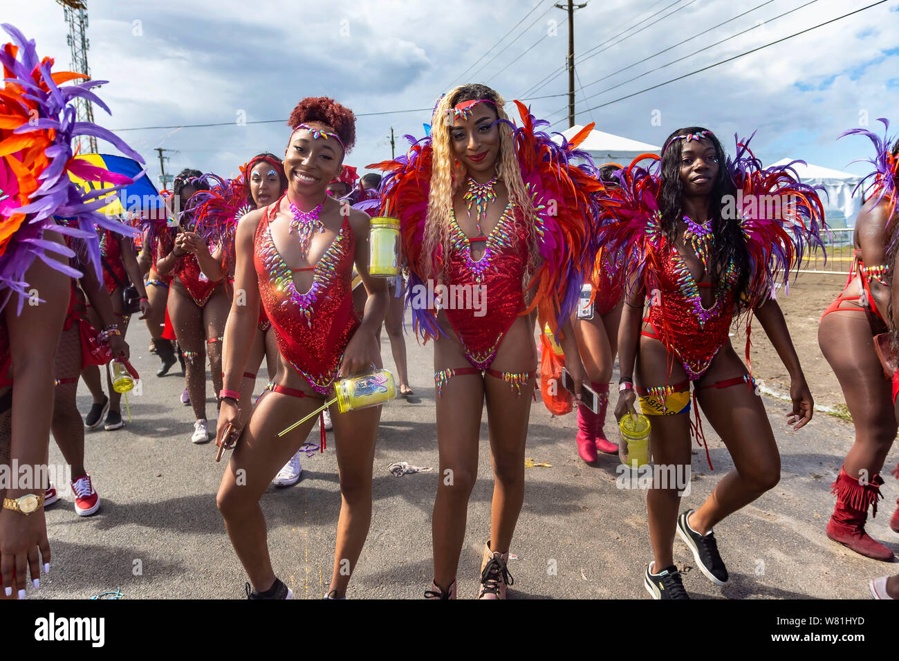 Kadooment Day 2019 in Barbados Stockfoto