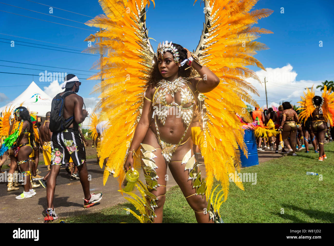 Kadooment Day 2019 in Barbados Stockfoto