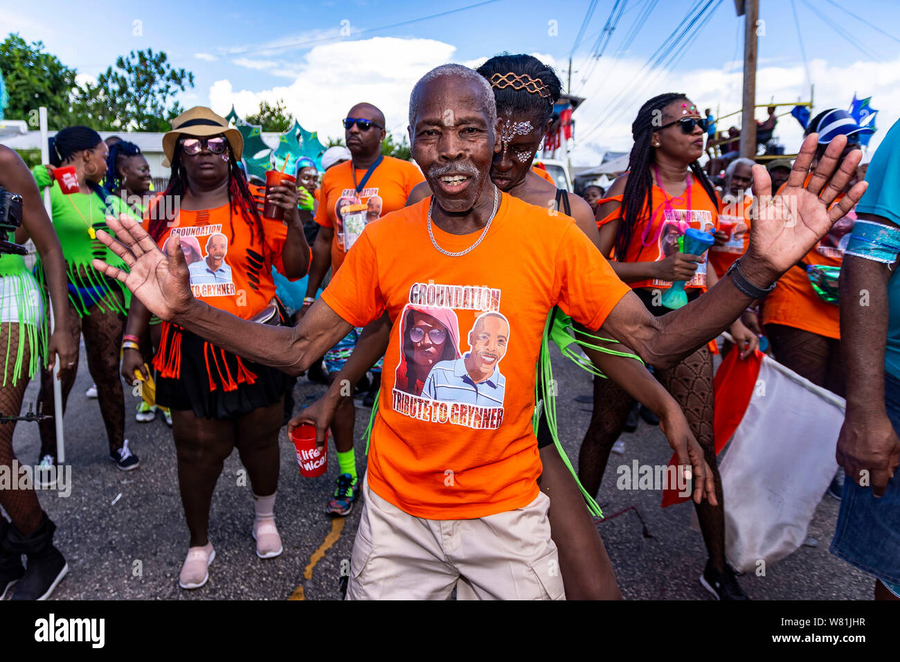 Kadooment Day 2019 in Barbados Stockfoto