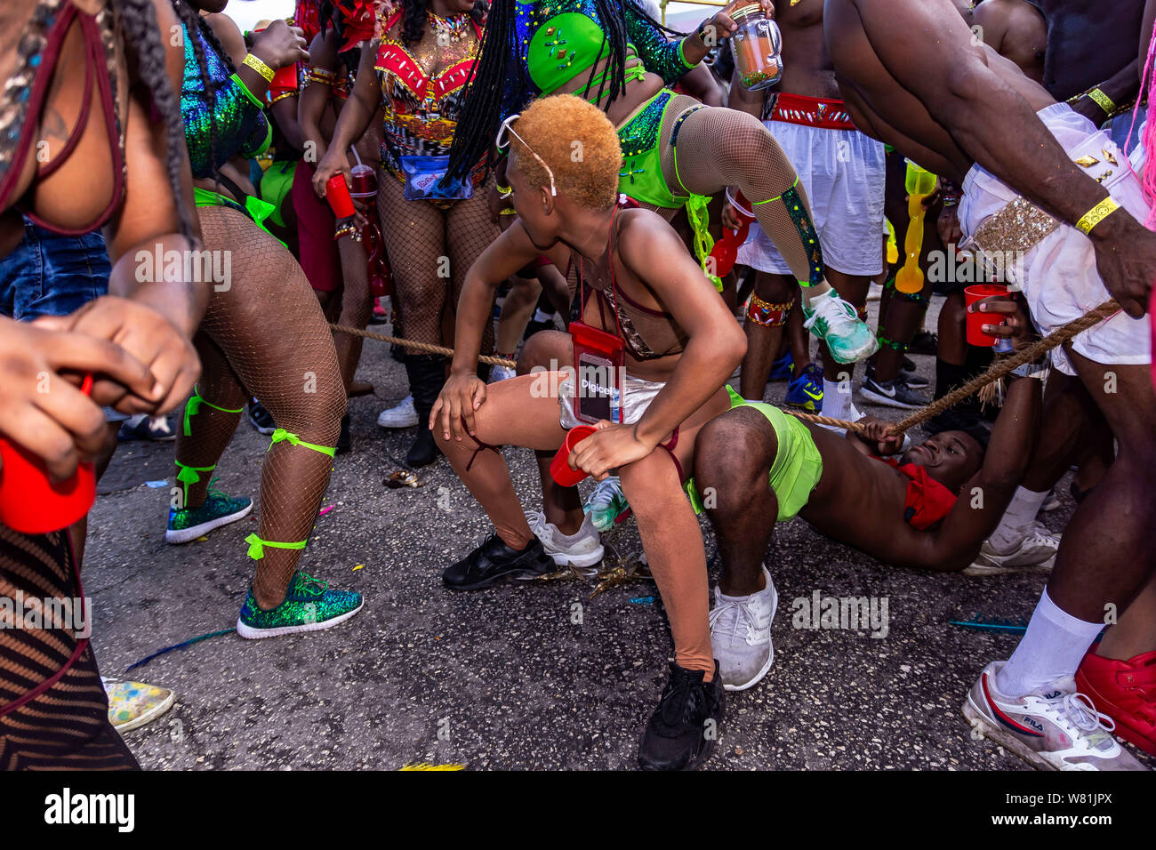 Kadooment Day 2019 in Barbados Stockfoto