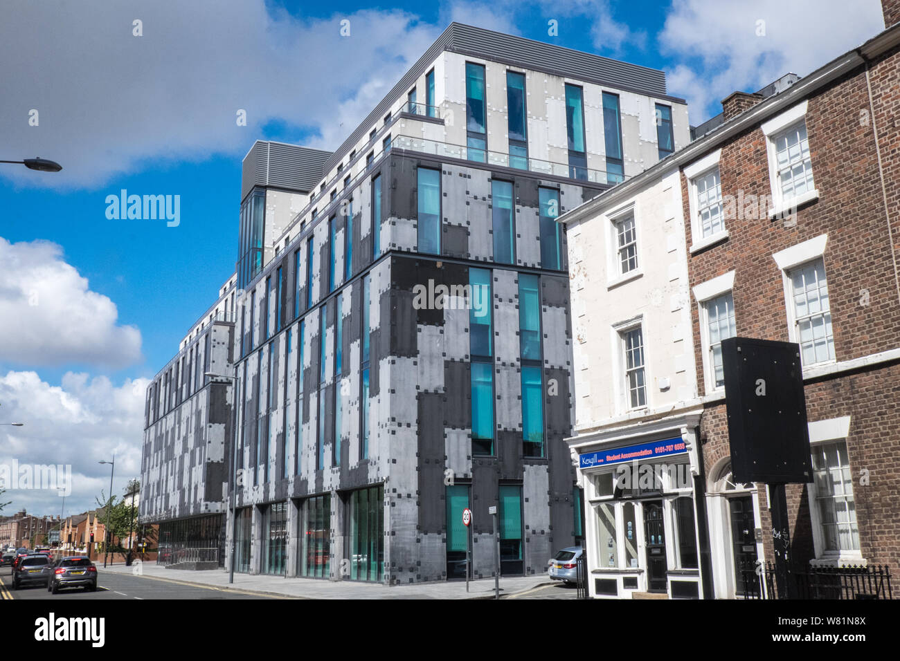 Liverpool John Moores University, Redmonds Building, Liverpool, Stadt, Zentrum, Norden, Norden, Stadt, DE, GB, Großbritannien, Britische, Stockfoto