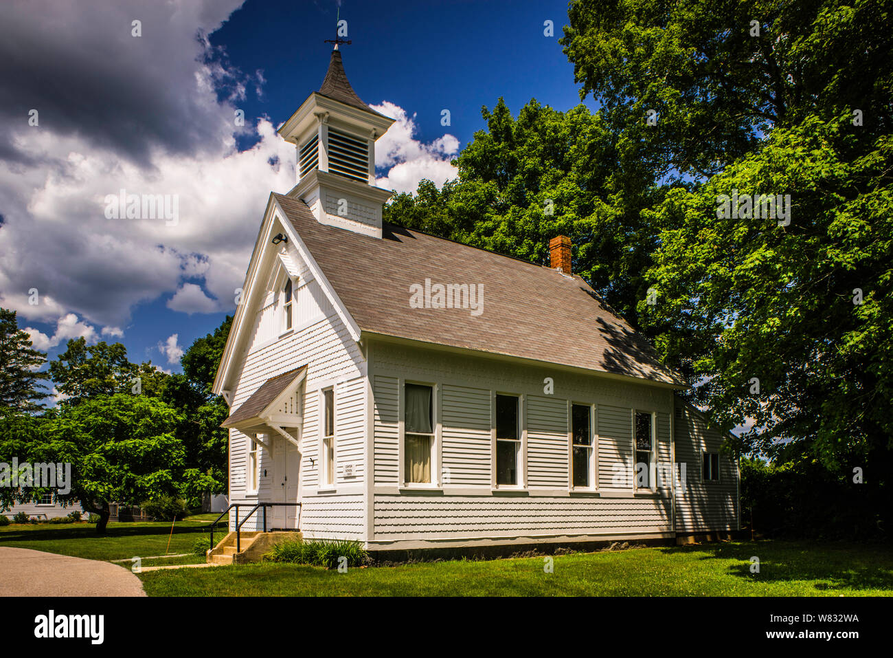 Zentrum Schule Salem historische Bezirk Salem, Connecticut, USA Stockfoto