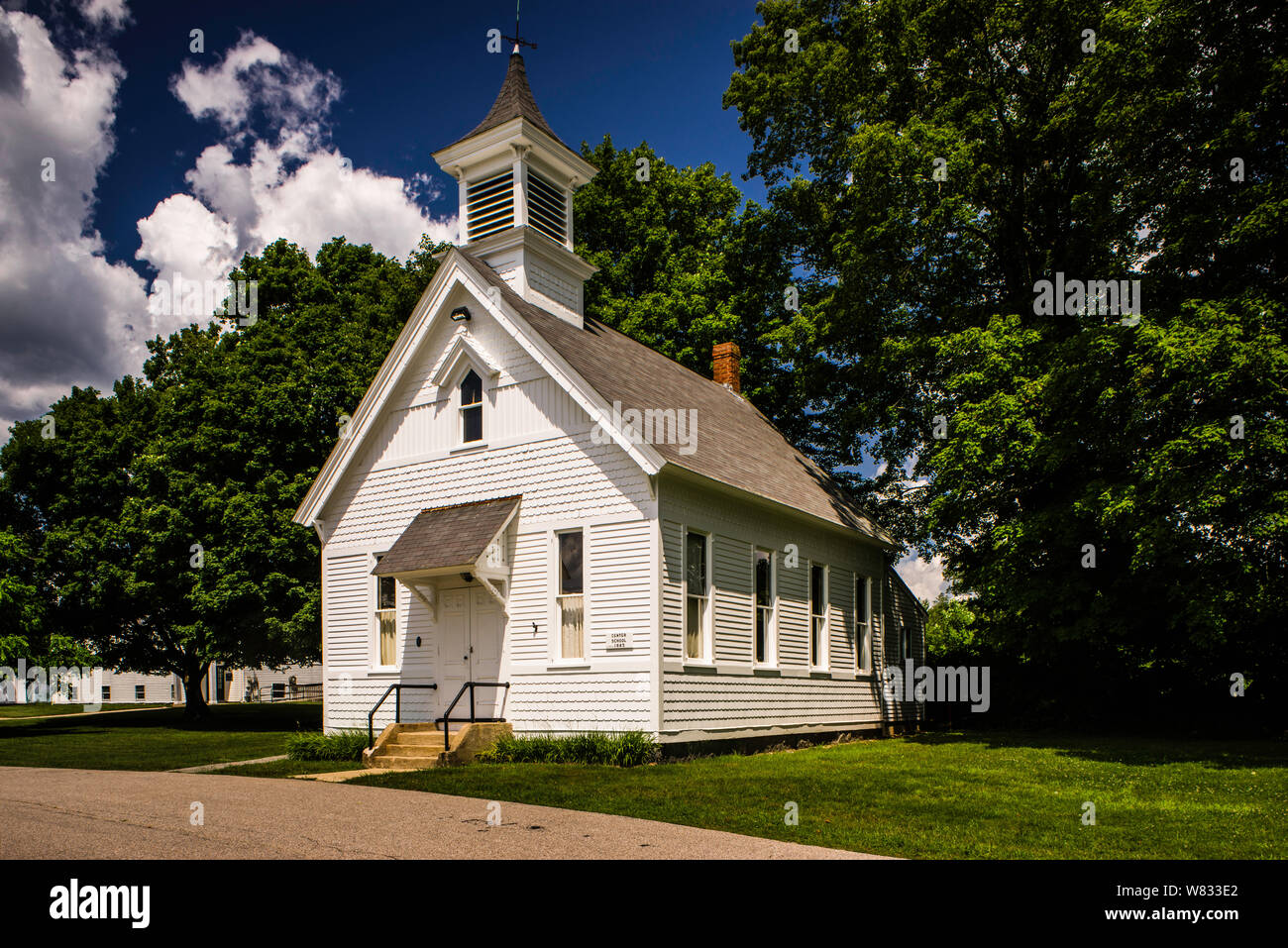 Zentrum Schule Salem historische Bezirk Salem, Connecticut, USA Stockfoto