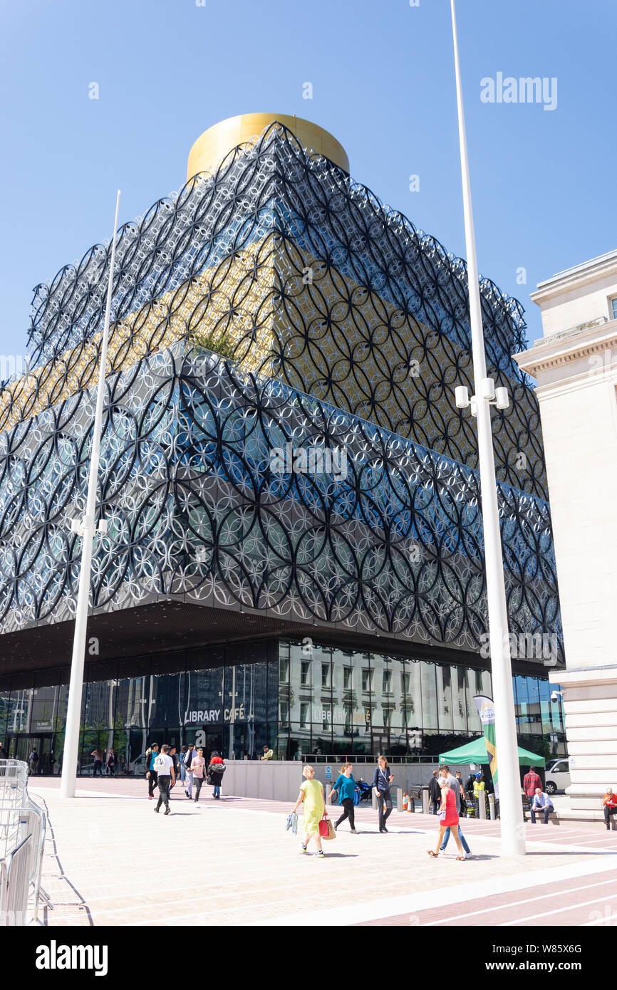 Die Bibliothek von Birmingham, Cententary Square, Birmingham, West Midlands, England, Großbritannien Stockfoto