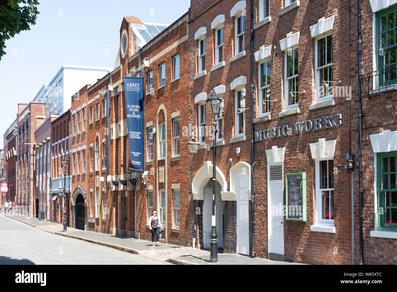 Gebäude, die St Paul's Square, Jewellery Quarter, Birmingham, West Midlands, England, Großbritannien Stockfoto