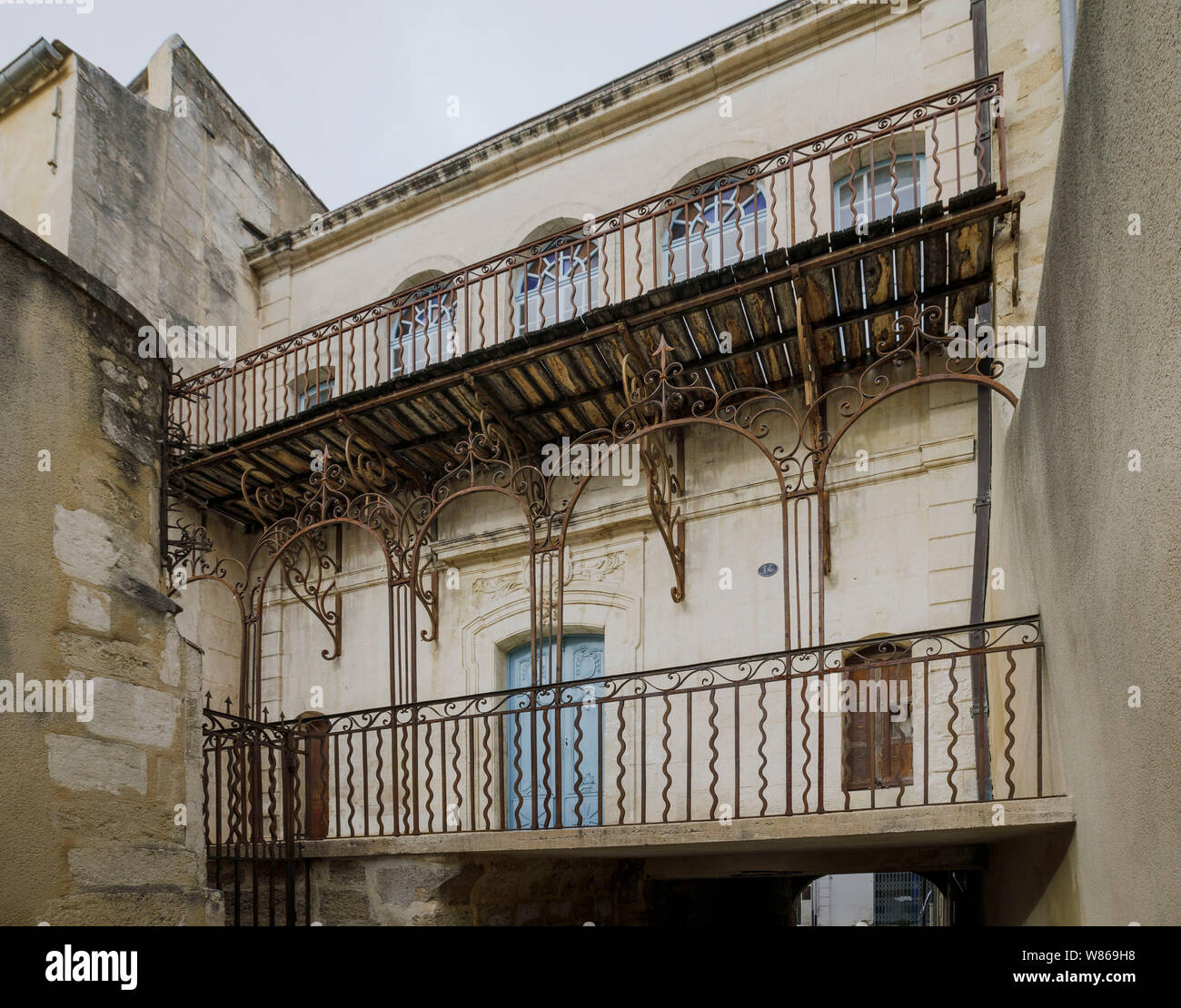 Cavaillon (Frankreich): Synagoge von Cavaillon, Meisterwerk zurück ins 18. Jahrhundert zurückgeht. Stockfoto