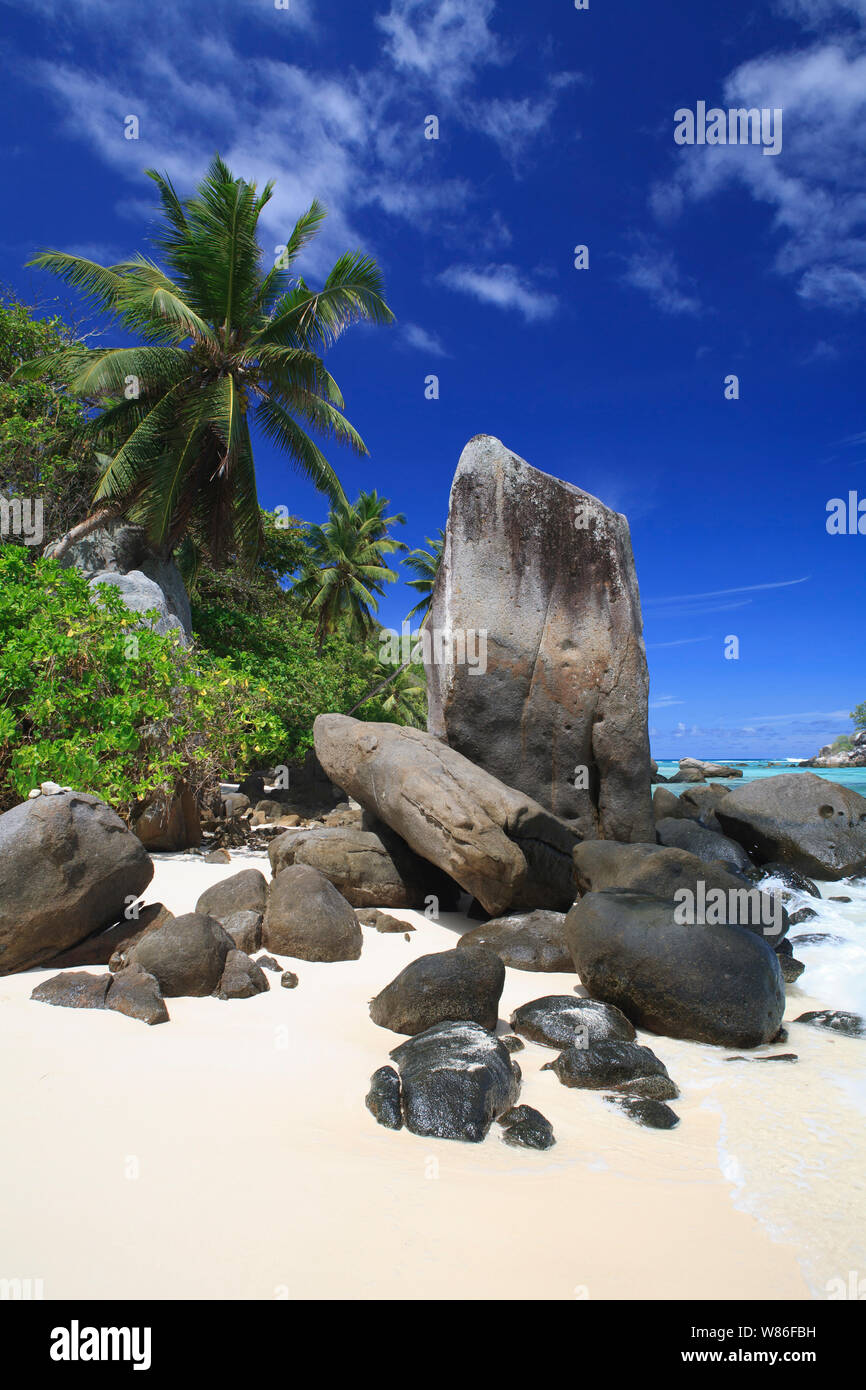 Scenic auf der Insel Mahe, Seychellen, Indischer Ozean Stockfoto