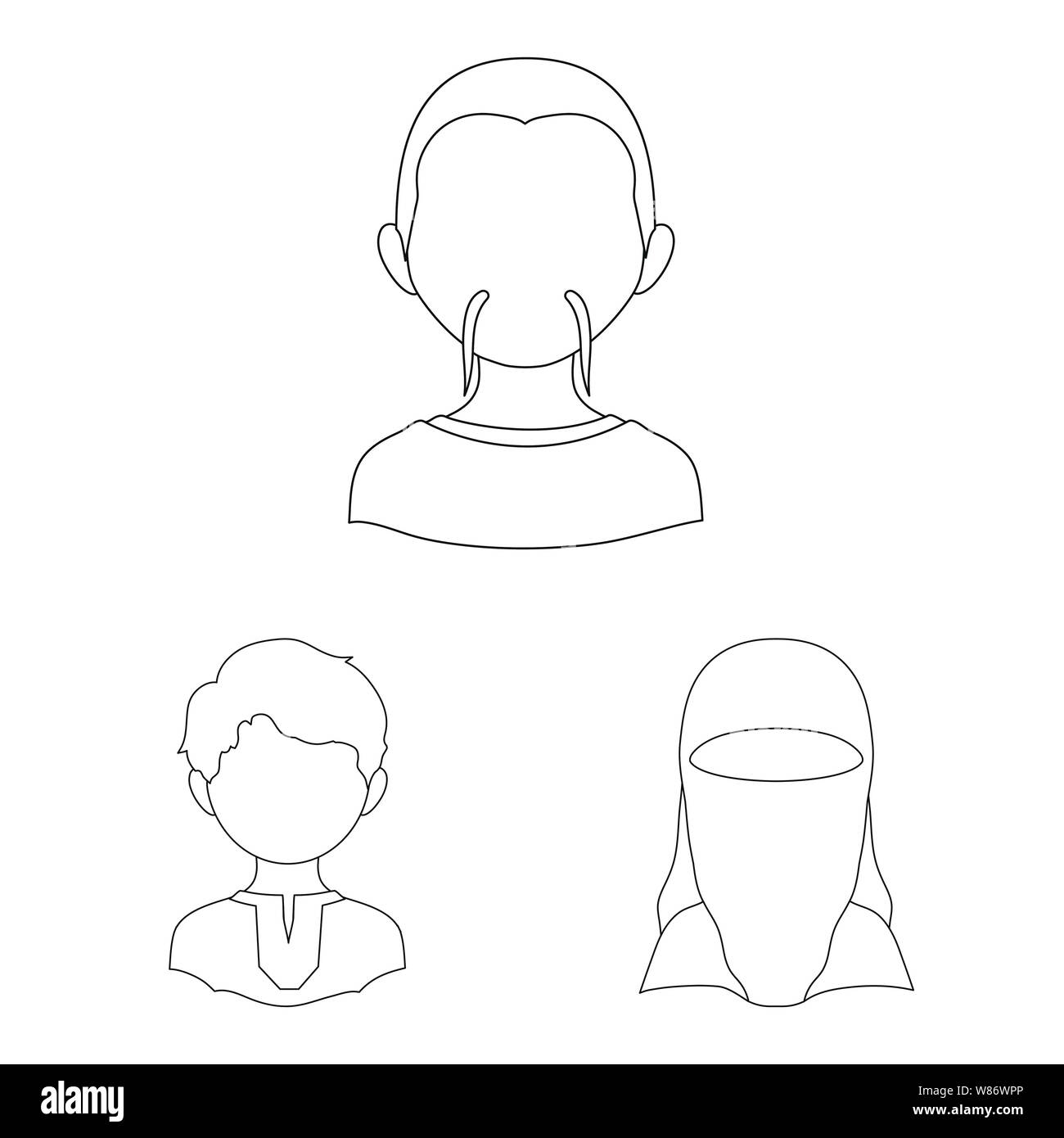 Vektor Design der Nachahmer und Resident Logo. Der Imitator und Kultur vektor Illustration. Stock Vektor