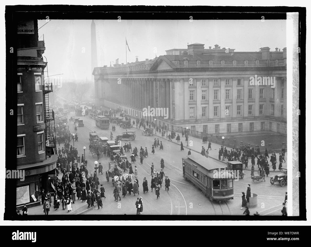 15&NY Ave., 28/18 Feb. Stockfoto