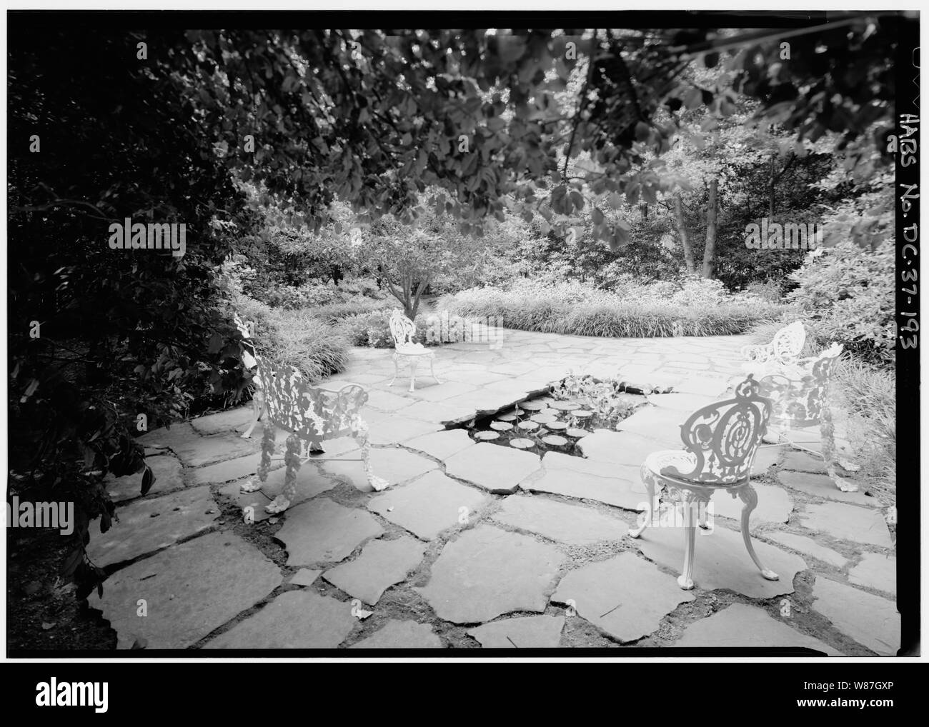 193. Süden Gründen; Ansicht des Kinder- Garten, Suche NW; 193. Süden Gründen; Ansicht des Kinder- Garten, Suche NW-White House, 1600 Pennsylvania Avenue, Northwest, Washington, District of Columbia, DC Stockfoto