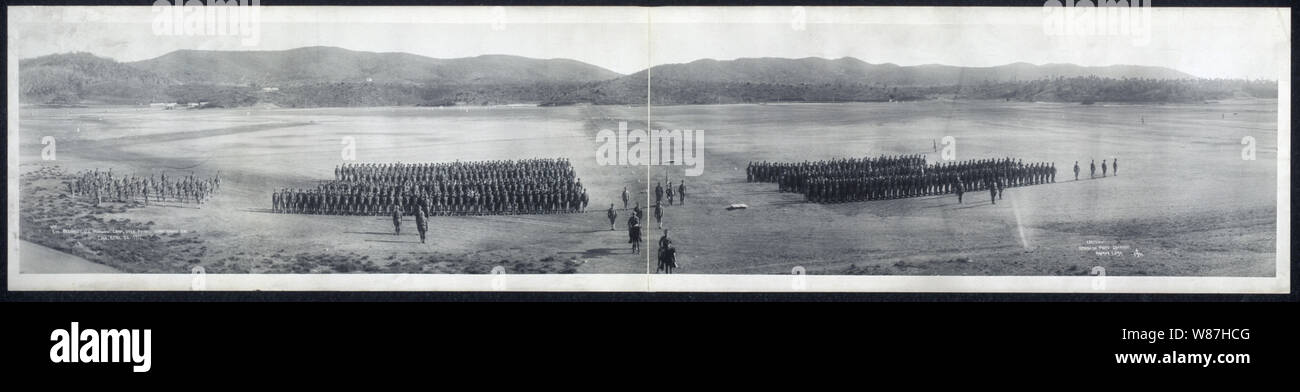 1 es Regiment, US-Marines Camp, Hirsche, Guantanamo Bay, Kuba, 26. April 1911 Stockfoto