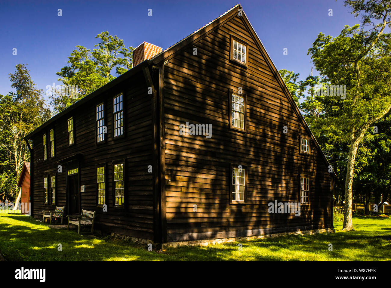 Thomas Lee Haus East Lyme, Connecticut, USA Stockfoto